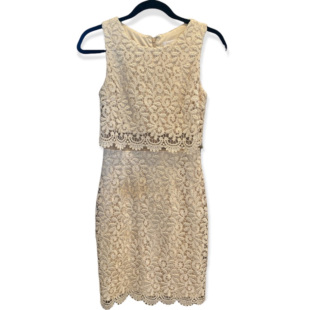 Cache Dress | Gold | Size 0